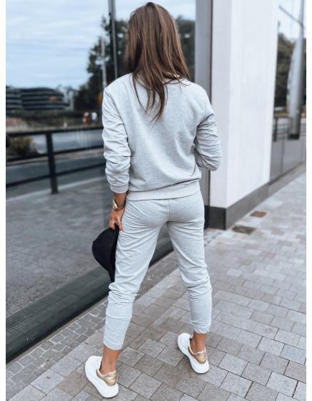 Dámske teplákové súpravy MILIAN svetlo sivé