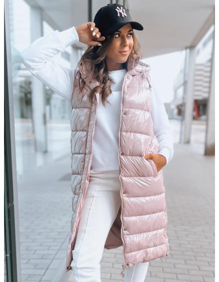 Női steppelt mellény GANTINI rózsaszín