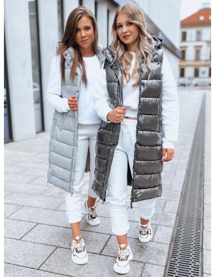 Női steppelt mellény GANTINI silver