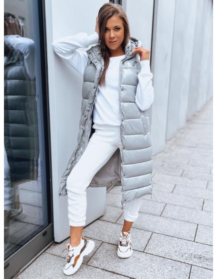 Női steppelt mellény GANTINI silver