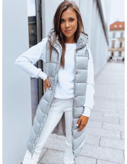Női steppelt mellény GANTINI silver