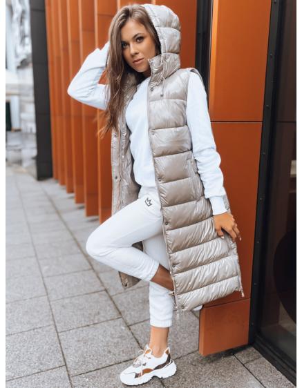 Női steppelt mellény GANTINI beige