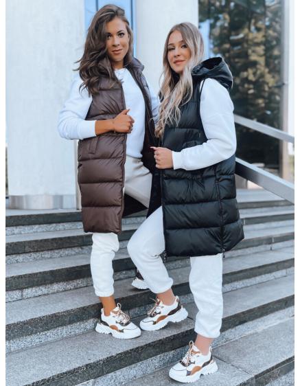 Női steppelt mellény FAR AWAY fekete