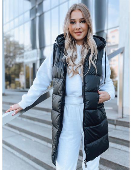 Női steppelt mellény FAR AWAY fekete