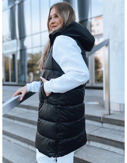 Női steppelt mellény FAR AWAY fekete