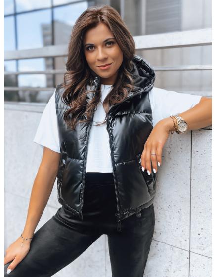 Női steppelt mellény ASHE fekete