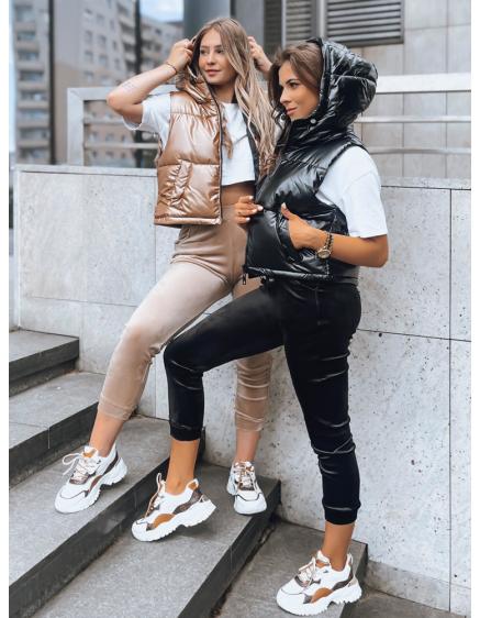 Női steppelt mellény ASHE fekete