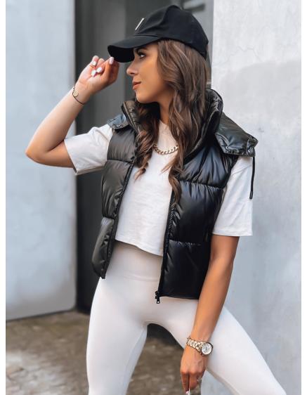 Dámska prešívaná športová vesta OSHE čierna