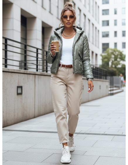 Női steppelt sportdzseki LILYWOOL zöld