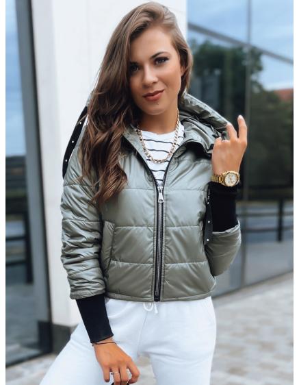 Női steppelt kabát AURORA zöld