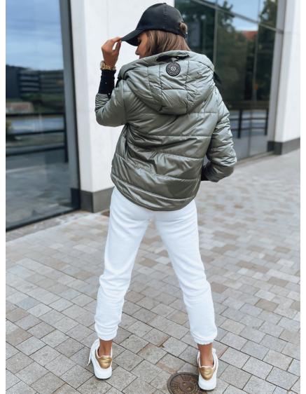 Női steppelt kabát AURORA zöld