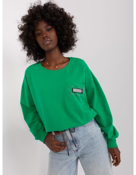 Dámská halenka s kapsičkou ALBINA zelená  