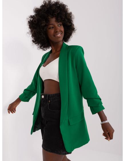 Dámské sako ISHA tmavě zelené 