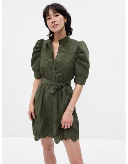 Mini ruha fodros ujjakkal