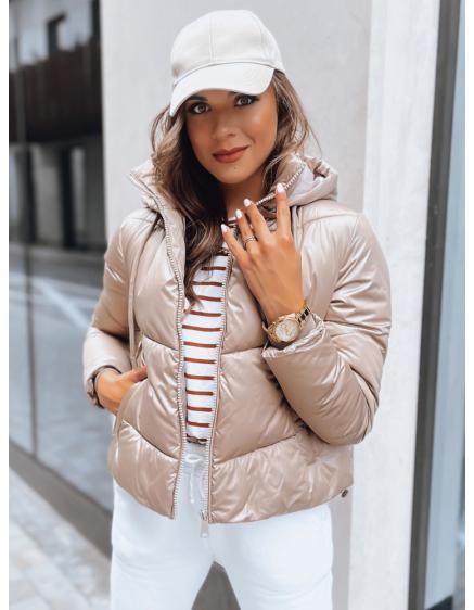 Női téli rövid kabát LOLAROSE arany