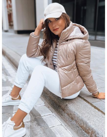 Női téli rövid kabát LOLAROSE arany