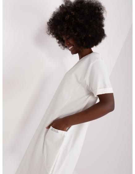 Dámske šaty po kolená BIRA ecru