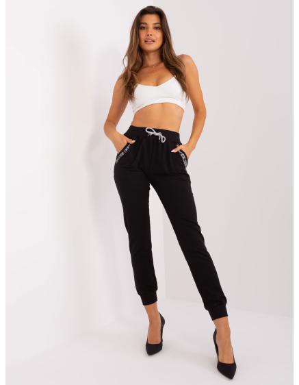 Női magas derekú melegítőnadrág XIMA fekete