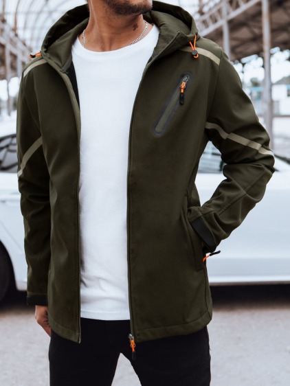 Férfi softshell kabát kapucnival ORA zöld