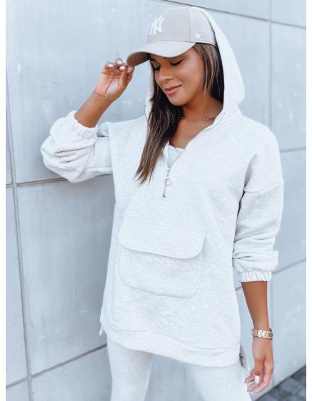 Dámská tepláková souprava MAYALAN světle šedá