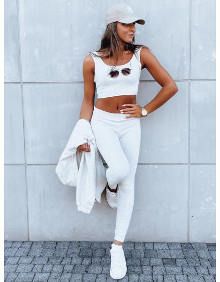 Dámská tepláková souprava MAYALAN světle šedá