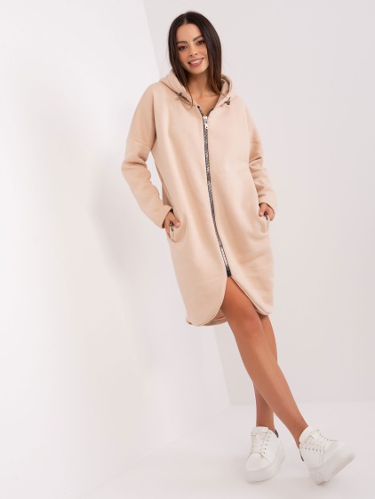 Női blúz Tina basic RUE PARIS bézs színben