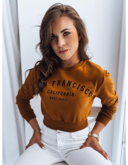 Dámska blúzka s potlačou SAN FRANCISCO červená