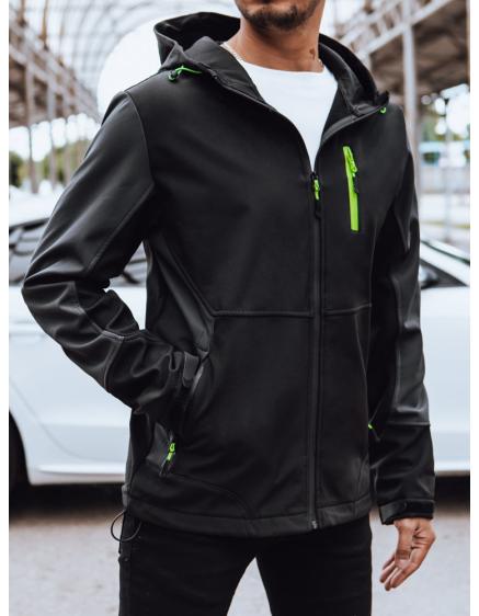 Pánská softshellová bunda s kapucí ITOS černá