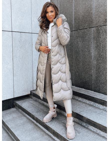 Női télikabát SCARLET bézs