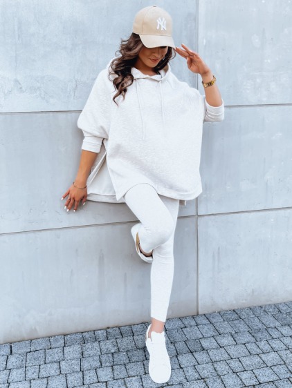 Női leggings és melegítőfelső szett LUNAR LUXE janos bézs