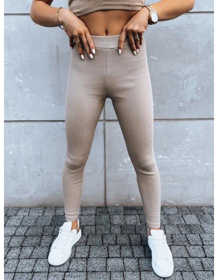 Női leggings OLIVE BRANCH bézs