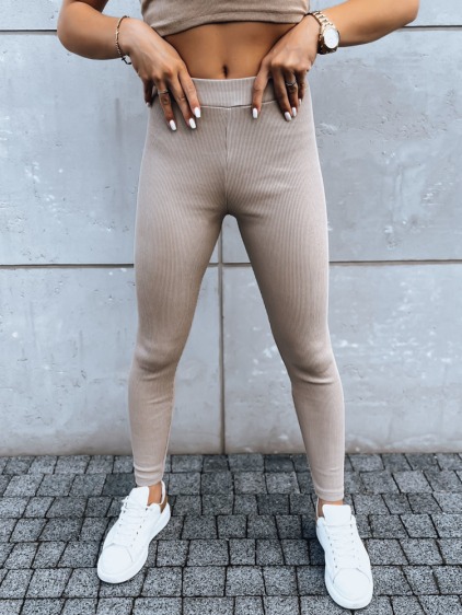 Női leggings OLIVE BRANCH bézs