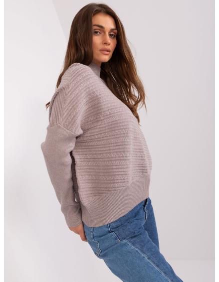 Dámsky sveter ADDAMS tmavobéžový