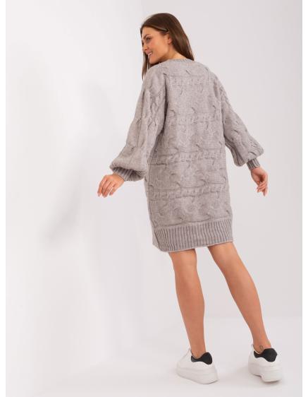 Női térdig érő ruha AILI szürke