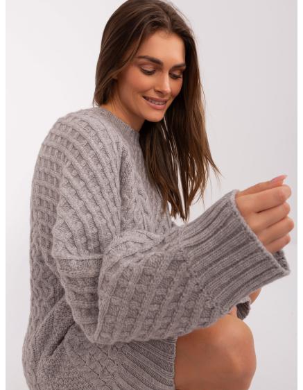 Dámské šaty s kosticemi ALGERA šedé 