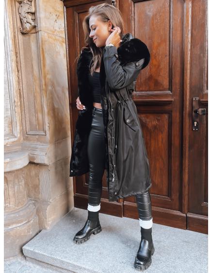 HARPERSOFT fekete női téli parka dzseki