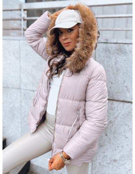 Dámska prešívaná zimná bunda AMBER DAWN béžová