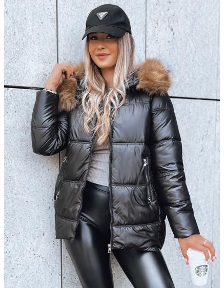 Dámska zimná prešívaná bunda AMBER DAWN čierna