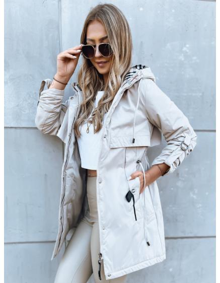 Dámská bunda parka STARK STYLE světle béžová