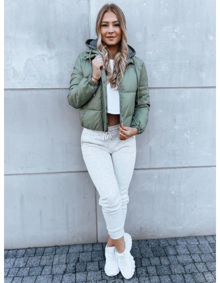 Dámská prošívaná bunda KHALEESI zelená