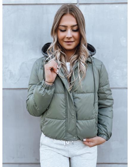 Dámská prošívaná bunda KHALEESI zelená