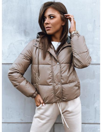 Dámská prošívaná bunda KHALEESI hnědá