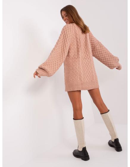 Női mini hosszúságú ruha ABI rózsaszín
