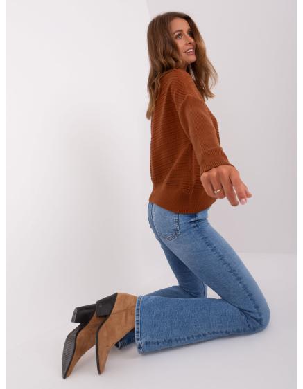 Dámsky sveter BASILA hnedý