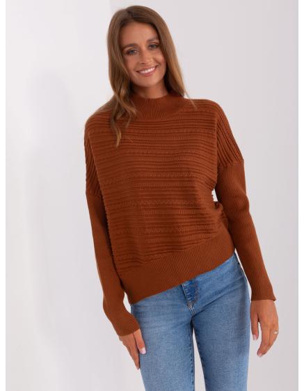 Dámsky sveter BASILA hnedý