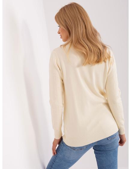 Dámský svetr se vzory PABLO světle béžový