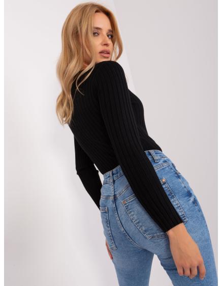 Női pulóver BROCKA fekete