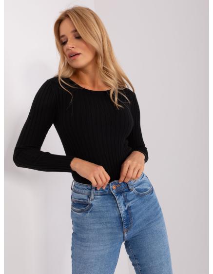 Női pulóver BROCKA fekete