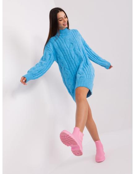 Dámské šaty s plédy UILDO modré