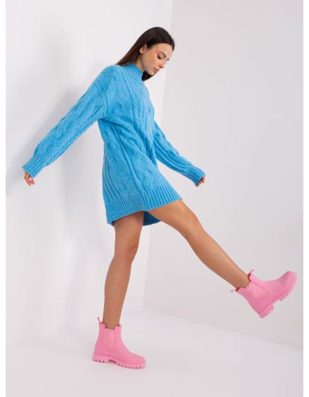 Dámské šaty s plédy UILDO modré